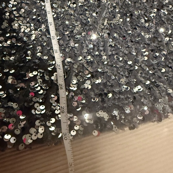 Forever 21 Silver Sequin Mini Dress - Picture 5 of 8